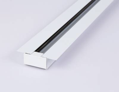 Шинопровод встраиваемый однофазный Standard 220V GL7121 WH белый 1000*58.6*18 (ввод питания, 1 заглушка, крепление в комплекте)