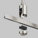 Крепление потолочное Long 700мм с вводом питания Flarity платина, TRA159C-B1-PT. TM Maytoni