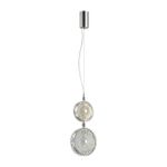 5416/13LC L-VISION ODL_EX23 154 хром/св.серый/коричневый металл/стекло Подвес LED 13W 4000K CARAMELLA