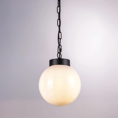373110 Светильник BOLLA 1x10W (led) E27 ЧЕРНЫЙ IP65/IP44