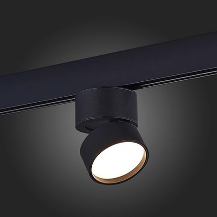 ST809.446.09 Магнитный трековый светильник Черный LED 1*9W 4000K 600Lm Ra&gt;90 120° IP20 D85xH126 48VV