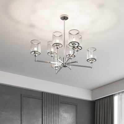 Умная потолочная люстра 60144/6 хром