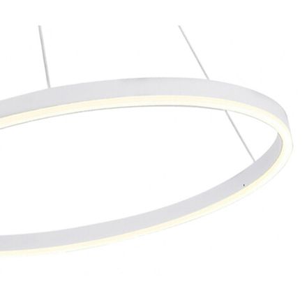 08214,01A(4000K) Подвес Тор белый d80 h150 Led 45W (4000K) 2 типа крепления