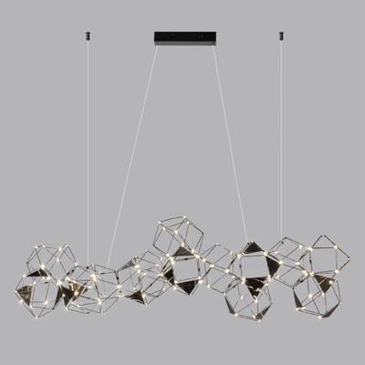 5087/64L L-VISION ODL25 505 черный хром/металл Люстра LED 64W 4000K 3800Лм TRELLIS