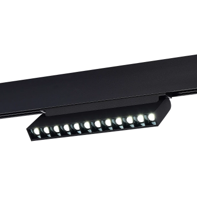ST372.406.12 Магнитный трековый светильник SMART Черный LED 1*12W 2700K-6500K 1 080Lm Ra90 36° IP20 L225xW22xH136 48V
