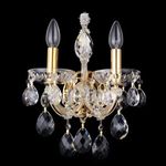 Бра Crystal Lux ISABEL AP2 GOLD/TRANSPARENT 2080/402