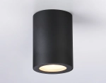 Светильник накладной TN22799 BK черный IP44 GU10 max 12W D65*90