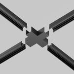 Коннектор X-образный для профиля Elasity IP, O-TR001-CC. TM Maytoni