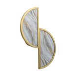 5448/2W L-VISION ODL_EX25 119 Настенный светильник бронзовый/металл/акрил/искусственный мрамор IP20 LED 2*G9 40W 220V TOSCANA