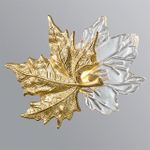 4371/6WL MIDCENT ODL23 369 золотое фольгирование/стекло Настенный светильник IP20 LED 6W 220Лм 3000K EVA