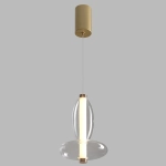 Светильник подвесной Crystal Lux QUASAR SP7W LED TRANSPARENT 3791/207