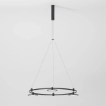 Esthetic Magnetic Шинопровод с тросовыми креплениями Round черный Ø800 85138/00