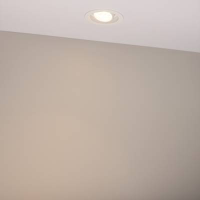 Светильник MS-VORTEX-BUILT-R90-12W Warm3000 (WH-WH, 20 deg, 230V) (Arlight, IP20 Металл, 5 лет)