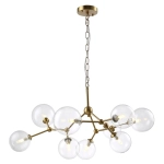 Люстра Crystal Lux MAXIMO SP9 BRONZE 0930/309