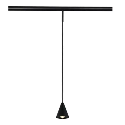 ST689.446.05 Магнитный трековый светильник Черный LED 1*5W 4000K Lm Ra>90 40° IP20 D80xH98 24V