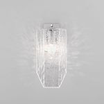 Настенный светильник с плафоном из фактурного стекла 381/1