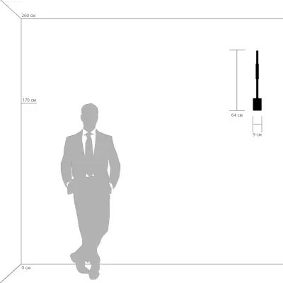 808619 Светильник настенный MURO LED 3W 190LM ХРОМ 3000K Lightstar