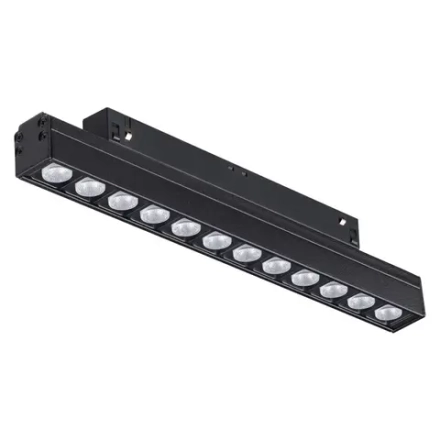 358418 SHINO NT20 152 черн Трековый светильник для низков. шинопровода IP20 LED 4000K 12W 48V FLUM