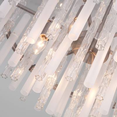 Потолочная люстра Умный дом 367/9 Smart никель