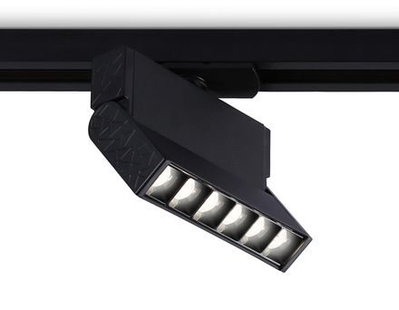 Светильник светодиодный трековый GL6814 BK черный LED 6W 4200K 24° 115*22*87