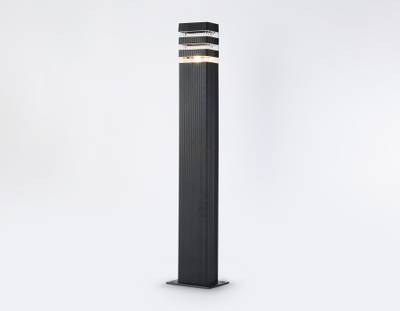 Светильник уличный ландшафтный ST2588 BK/CL черный/прозрачный IP54 E27 max 40W 110*65*800