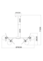 Люстра на штанге Arte Lamp PEACOCK A1369SP-10GY, 10хG9