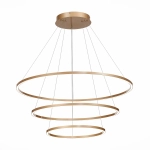 ST605.203.114 Cветильник подвесной SMART ST-Luce Золотистый/Белый LED 1*114W 2800-6500K