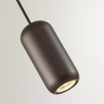 5060/1D PENDANT ODL24 377 коричн./черный/металл Подвес GU10 LED 4W COCOON