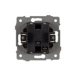 Механизм выключателя одноклавишный самовозвратный SWT-MKR1-PL-WH-V (250V, 10A) (Arlight, -)