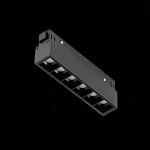 ST361.446.06 Магнитный трековый светильник Черный LED 1*6W 4000K 532Lm Ra>80 36° IP20 L115xW22xH44 48V