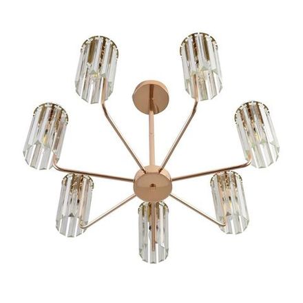 8347/7 CLASSI золото/прозрачный, металл/хрусталь Люстра потолочная E14 7*40W 220V FAVLA