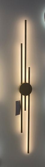 08428-1203,33 Настенный светильник Лорин матовое золото w12*6 h120 Led 35W (3000K)