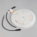 Лента герметичная WAVE-SIDE-PU-A120-06x12mm 24V White5700 (8 W/m, IP68, 3m, wire x1) (Arlight, Вывод прямой, 3 года)