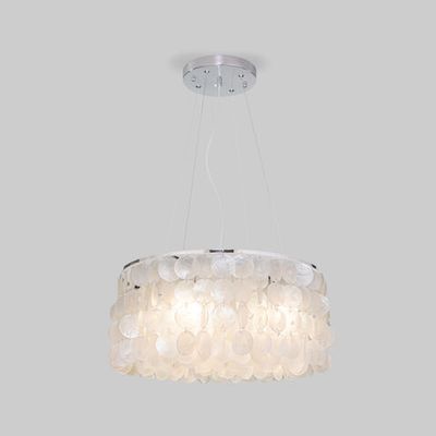 Подвесной светильник с перламутром 60005/4 хром