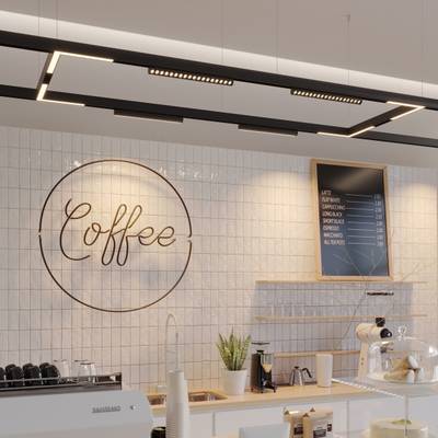 359949 PORT черный Трековый светодиодный светильник диммир. со сменой цв.температуры, пульт ДУ/Tuya Smart Life LED 18W 90-240V VECTOR