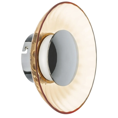 809013 Бра CELESTA LED 6W 300LM ХРОМ/КОНЬЯЧНЫЙ 3000K Lightstar