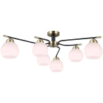 IL0638-6CSQ-24 AB BK LIBRA светильник потолочный ILLUMICO, E27х6