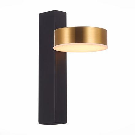 SL6000.301.01 Светильник настенный ST-Luce Черный/Латунь LED 1*7W 3000K