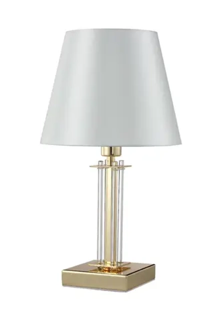 Настольная лампа Crystal Lux NICOLAS LG1 GOLD/WHITE 3401/501