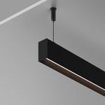 Алюминиевый профиль накладной-подвесной 25x42 (Черный, 2 м), ALM-2542-B-2M 633010