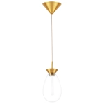 805110 Люстра COLORE LED 1х4W 240LM ЗОЛОТО/ПРОЗРАЧНЫЙ 3000K Lightstar