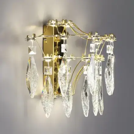 7000/25WL CLASSIC ODL_EX25 069 Настенный светильник металл/хрусталь/нерж сталь IP20 LED 25W 4000K 220-240V FLAMENCO