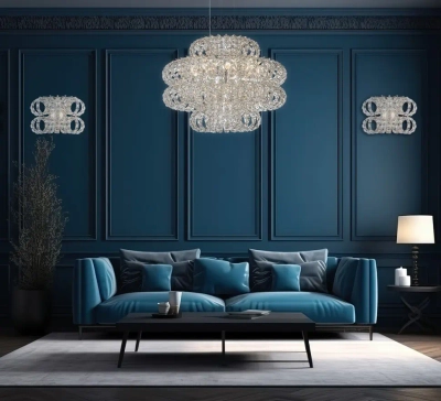 Люстра подвесная Brilliance Chrome FL1107-13P, E14х13