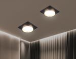 Светильник встраиваемый TN5232 BK/GD черный/золото GX53 max 12W 110*110*35