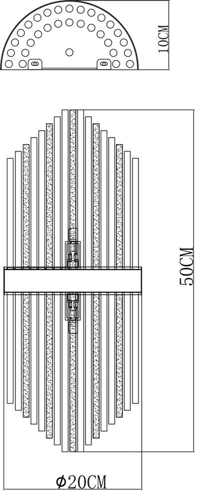Настенный светильник Arte Lamp ACAPULCO A1007AP-2GO, 2хG9