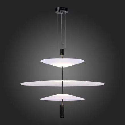 SL6101.423.01 Люстра подвесная ST-Luce Черный/Белый LED 1*15W 3000K