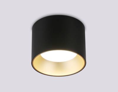 Светильник накладной точечный TN52887 SBK/SGD черный песок/золото песок GX53 max 12W D97*70