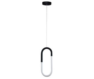 08271,19(3000K) Подвес Канто черный d14 h200 (высота корпуса светильника h34) Led 12W (3000K)