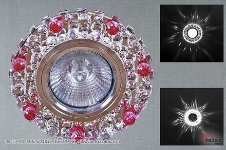 00755-9.0-001CN MR16+LED3W CL+PK светильник точ.