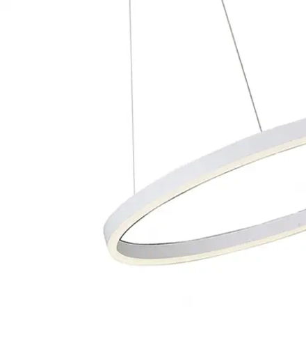 08212,01A(4000K) Подвес Тор белый d40 h150 Led 23W (4000K) 2 типа крепления